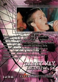 2000 Fleer Adrenaline - The A List #AL3 Danny Way Back